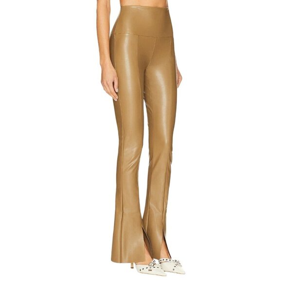 Norma Kamali Spat Legging in Woods Small New Womens Vegan Faux Leather - Picture 3 of 15